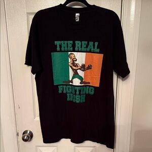 American Apparel Black 'Fighting Irish' Graphic Tee
